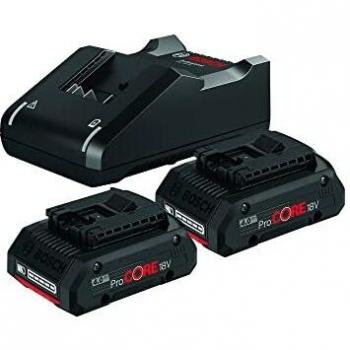 Bosch Professional 18V System ProCORE18V 4.0Ah - Set baterías de litio + cargador