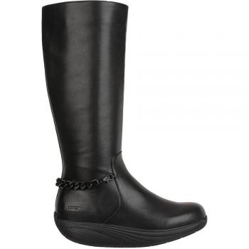 MBT Ameli Black Leather Women's Calf Length Boots