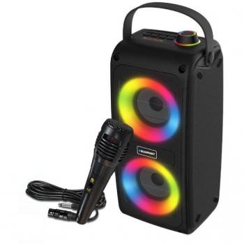 Blaupunkt BLP3999 Party Speaker Altavoz Portátil 50W con Micrófono Bluetooth 5.0 Negro