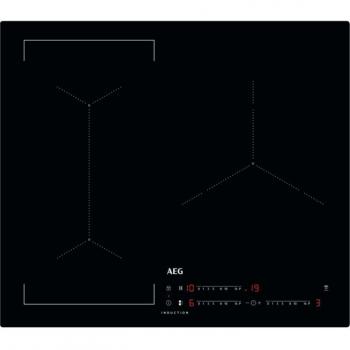 Aeg IKE63441CB Placa de Inducción 60cm Serie 6000 Negro 3 Fuegos