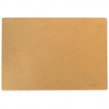 Vesuvo v45351 Piedra para cocer pizza, tamaño XXL, para grills y hornos de cordierita, hasta 1000 grados Celcius, 45 x 35 x 1,5 cm