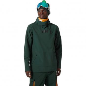 Sudadera de esquí unisex Helly Hansen Ullr Z Shield verde oscuro - L
