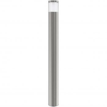 Lámpara de pie exterior LED Eglo Basalgo 1 níquel mate luz cálida 12W