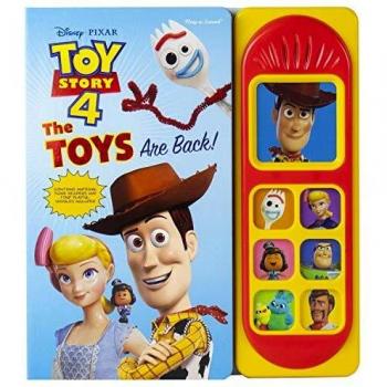 Disney Pixar Toy Story 4 Woody, Buzz Lightyear, Bo Peep, and More! - The Toys are Back! Sound Book