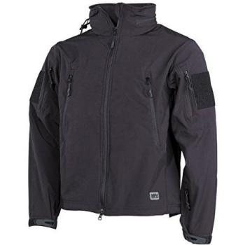 Chaqueta Softshell Scorpion MFH - Negra, Talla L, Regular