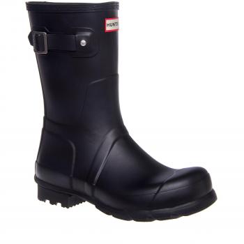 Hunter Men's Original Short Boot Black - Size: 10