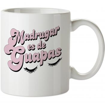 Planeta Gifts la Vecina Rubia Taza Mug Madrugar, Colección Tantanfan, Cerámica, Blanco, 8x10x10 cm