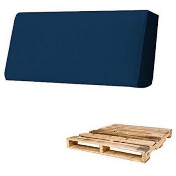 Arketicom Pallett One - Respaldo Cojin para Sofa hecho en Euro Palet - Polipiel con Funda Desenfundable y Espuma de Poliuretano Alta Densidad - apto para interior y exterior