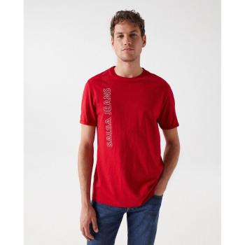 Salsa Jeans CAMISETA CON BRANDING de hombre slim fit de manga corta