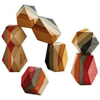 PlanToys Geo Rocas apilables