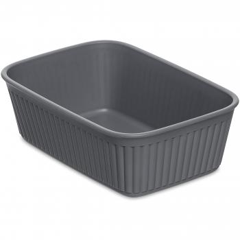Tatay Organizador A6 Baobab, de Polipropileno, Libre de BPA, Color Gris, Medidas 11.3 x 17 x 5.6 cm