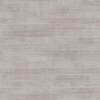 Papel Pintado No Tejido Rasch Club, Símil Cuero Gris Claro, Diseño de Rayas, 0.53 x 10.05 m, Alta Resistencia a la Luz y Lavable