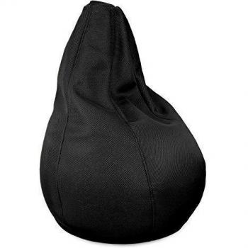 Puff pera Transpirable XL Negro 3D Exterior