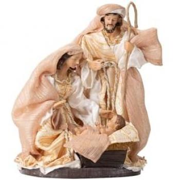 Figura de Nacimiento de Resina 22x18x30 cm para Decoración del Hogar