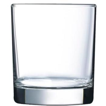 Set de 6 Vasos Bajos Luminarc Islande 30CL Transparente - Vidrio Sodo Apto para Frigorífico, No Apto para Microondas, Reciclable - Fabricado en Francia