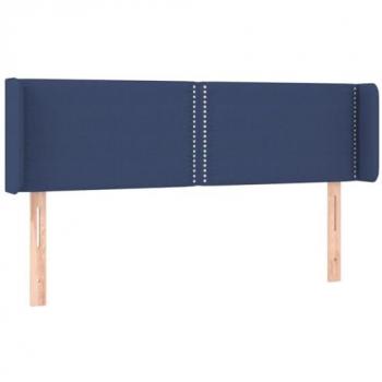 Cabecero LED Azul Tapizado 147x16x78/88 cm