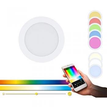 Fueva-C LED Empotrable Inteligente 10.5W Blanco 17cm, Dimmable y Ajuste de Colores
