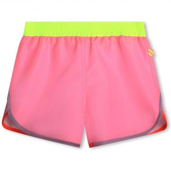Bañador corto de niña Billieblush con cintura elástica a contraste U20060