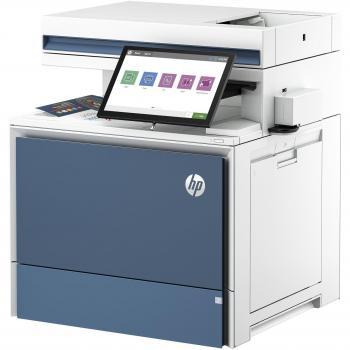 HP Color LaserJet Enterprise Flow MFP 5800zf - Multifunction Printer - Laser - Color - A4/Legal - Copy, Print, Scan, Fax - Up to 43 Pages/Min