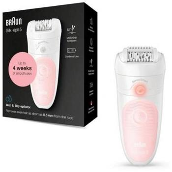 Depiladora Braun Silk-épil 5 Wet & Dry con Tecnología de Uso en Seco y Húmedo