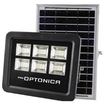 Proyector LED Solar Negro 100W 2000lm Blanco Día 6000K