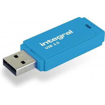 Pendrive Integral Neon USB 3.0 Azul 64GB