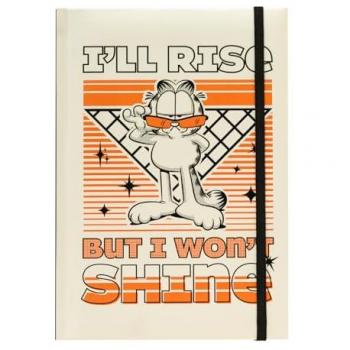 Cuaderno A5 Premium Punteado Garfield con Tapa Dura y Marcapáginas - 192 Páginas para Bullet Journal