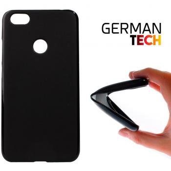 German Tech® - Funda Gel Flexible para Xiaomi Redmi Note 5A, Carcasa TPU fabricada con la mejor Silicona, protege y se adapta a la perfección a tu Smartphone y con nuestro exclusivo diseño. Negro