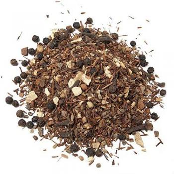 Aromas de Té - Té Infusión Rooibos Chai sin Teína con Anís, Jengibre, Pimienta Negra, Cardamomo, Canela y Clavo a Granel, 100 gr.