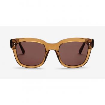 Messy Weekend LIV BIO Caramel Brown Women's Sunglasses Orange Size 51