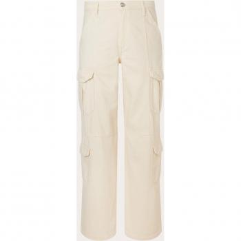 Rag & Bone Ecru Straight-Leg Cotton Cargo Pants