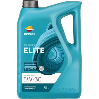 Repsol Elite Evolution C4 5W-30 Aceite de Motor Sintético 5 Litros
