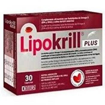Deiters Lipokrill Plus 30 Capsules - Omega-3 Krill Oil Supplement