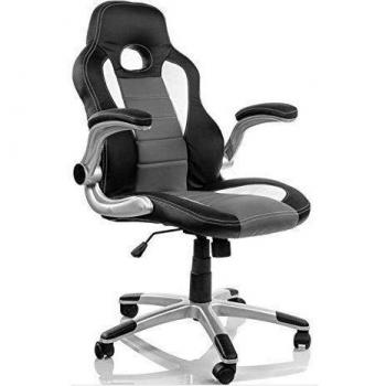 EUROSILLA Gaming 1 - Silla de Escritorio, 116 x 60 x 62 cm, Color Negro