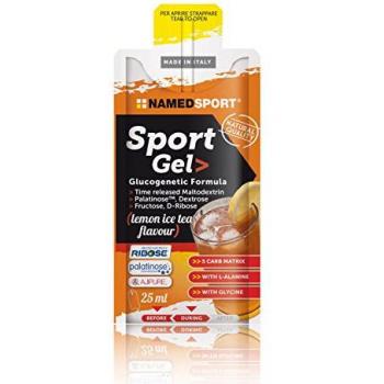 NamedSport Sport Gel Glucogenic Fórmula 15 x 25ml Ice Tea Lemon