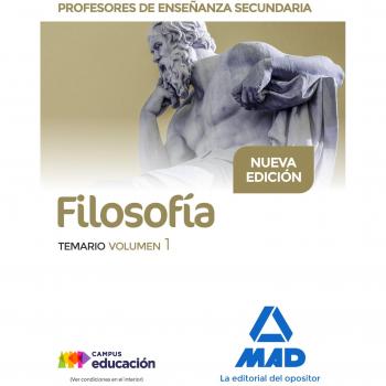Profesores de Enseñanza Secundaria Filosofía Temario volumen 1