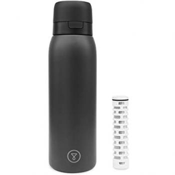 Botella Reutilizable Tappwater Pro 750ml con Filtro, Filtra +80 Contaminantes, Libre de BPA, Doble Pared Térmica y Cierre Hermético