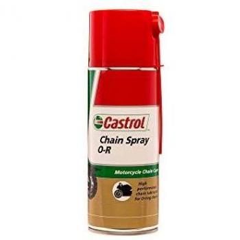 Aerosol para cadenas Castrol 155C92, Spray Castrol Chain O-R de 400ml, Castrol Cadena Spray Color Blanco vollsynthetisch – 400 ml