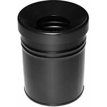 Recipiente para Residuos Autoextinguible Certeo Kaiserkraft 16L, Negro, Dimensiones HxØ 340 x 245 mm