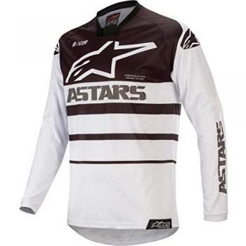 Alpinestars Camiseta De MX 2020 Racer Supermatic Blanco-Negro