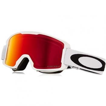 Oakley Line Miner Youth Snow Goggle, Matte White, Small, Prizm Torch Iridium Lens