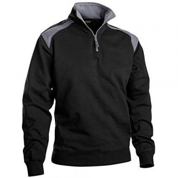 Two-Tone Trucker Neck Sweatshirt Blaklader Size M