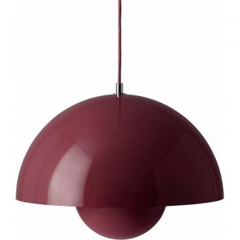 Lámpara colgante Flowerpot VP7, Ø 37 cm, color ciruela oscuro