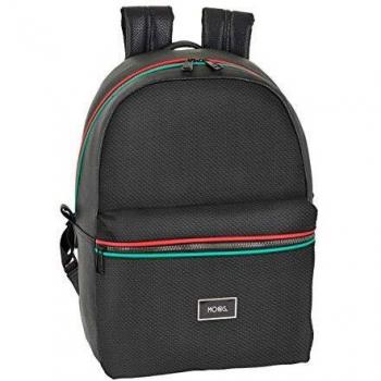 Moos Capsula Black Oficial Mochila Juvenil Para Portátil Hasta 15,6'', 310x150x440 mm