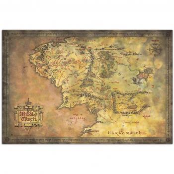 Poster El Señor de los Anillos Mapa de la Tierra Media 91.5 x 61 cm