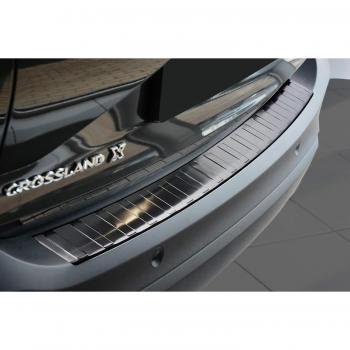 tuning-art L304 Protección Parachoques para Opel Crossland X 2017- Antracita, Acero INOX, 5 años de garantía