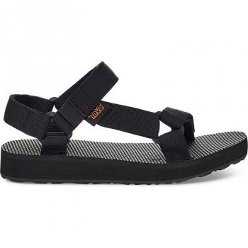 Teva Kids Midform Universal Sandals - Black Synthetic, Size UK 1