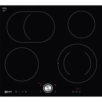 Placa vitrocerámica Neff T16PT76X0, Negro, Integrado, Placa de inducción, 4 zonas, Calentador autárquico