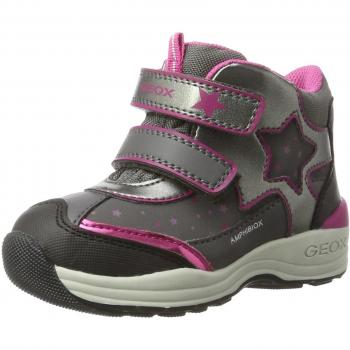 Geox B New Gulp Girl B AB, Botas Clasicas Niñas, Gris