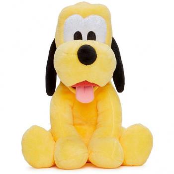 Peluche Pluto 35cm Disney - Simba, Relleno 100% Reciclado, Licencia Oficial, Apto para Todas las Edades